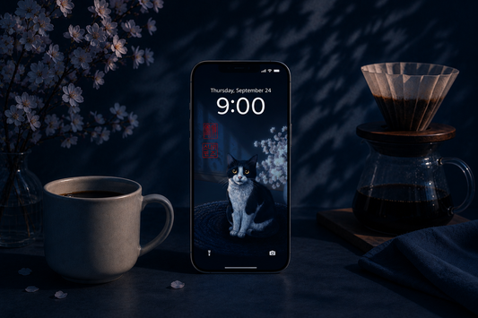 The Waiting Cat Wallpaper