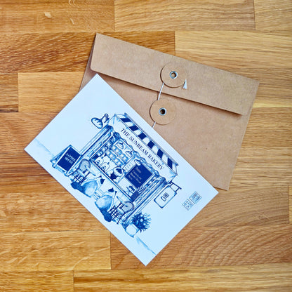 The Sunbeam Bakery Postcard (선빔 로프 베이커리)