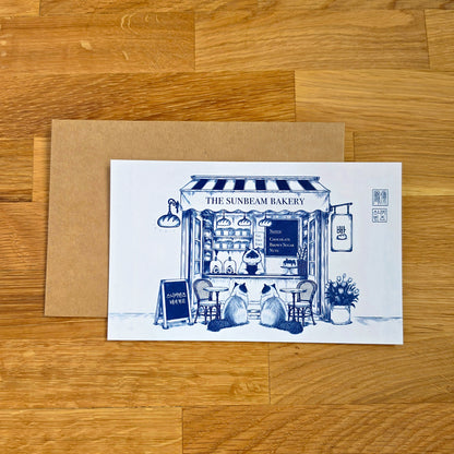 The Sunbeam Bakery Postcard (선빔 로프 베이커리)